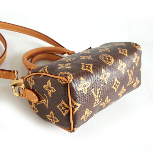 【全新】LV路易威登M27610老花130周年限定款Nano Speedy单肩包女士120426TJ04 商品图6