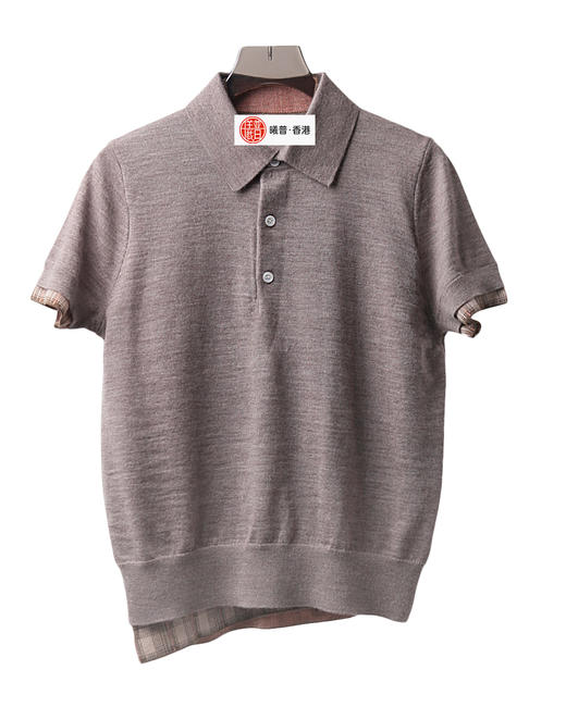 女款宽松短袖针织Polo衫hu001 商品图0