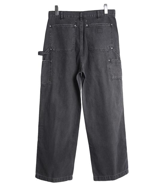 中性款做旧双膝工装裤长裤hu016 商品图1