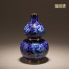 铜师傅《牡丹福禄(景泰蓝)》客厅紫铜葫芦摆件 家居装饰工艺礼品 商品缩略图4