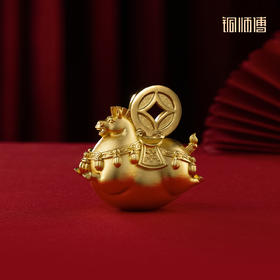 铜师傅《马上有财》客厅桌面铜马摆件 家居装饰工艺品 新年礼物