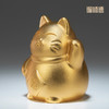 铜师傅《招财猫（真金鎏镀）》客厅桌面铜摆件 家居装饰工艺品 商品缩略图2
