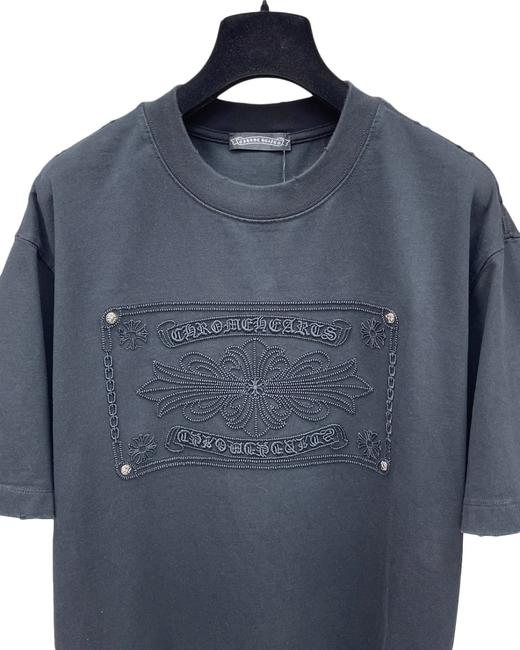 中性款立体刺绣短袖T恤he009 商品图2