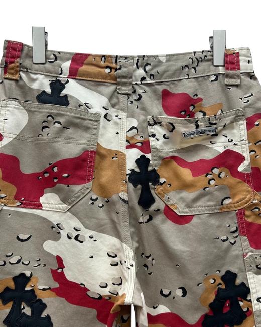 男款迷彩毛边短裤zh009 商品图2