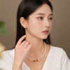 【秒杀欢乐购】南红蜜蜡珍珠项链 18k金简约百搭银S925珍珠项链女士礼物MEMORA诗普琳ZNE03501（线上专供） 商品缩略图1