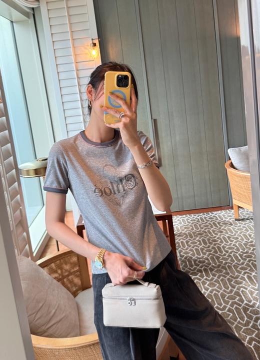 女款正肩印花短袖T恤hu 商品图3