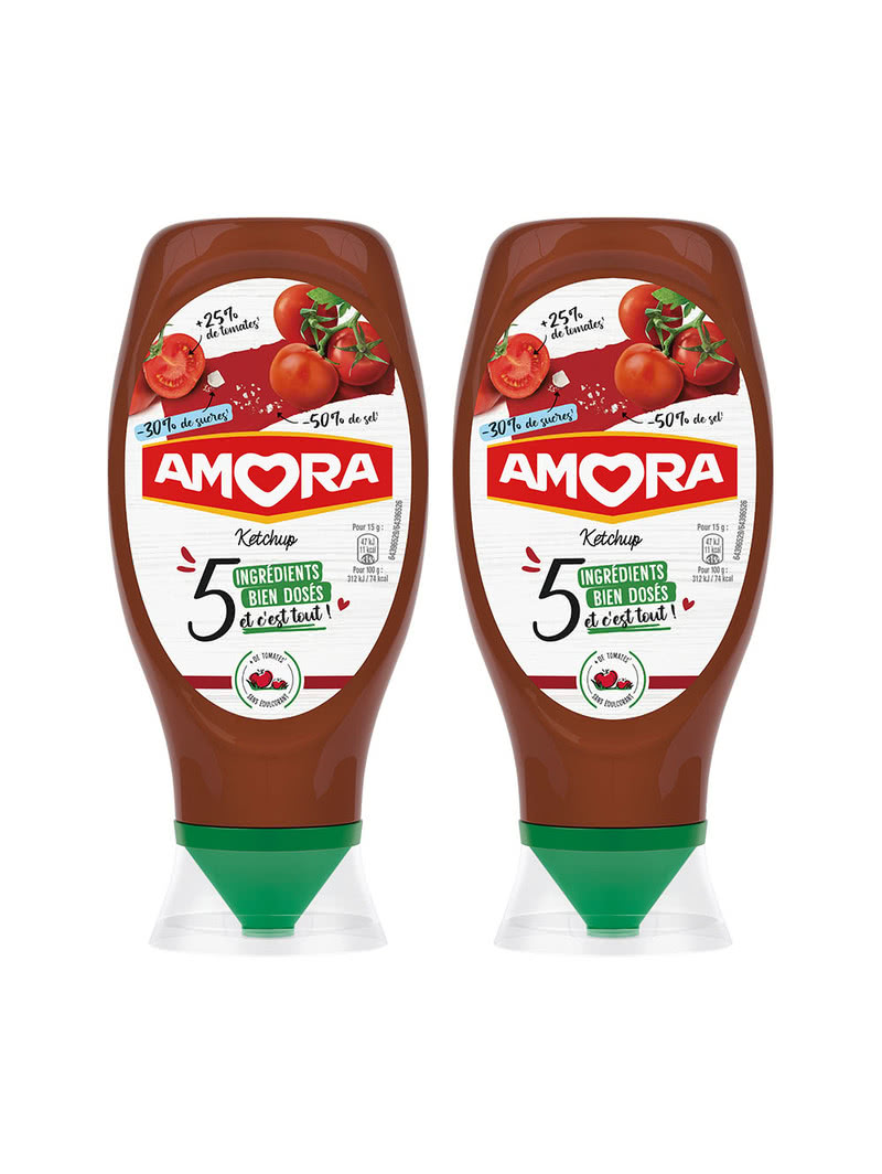 MM 山姆 AMORA减盐减糖番茄酱（复合调味料）468g*2
