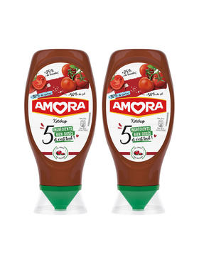 MM 山姆 AMORA减盐减糖番茄酱（复合调味料）468g*2