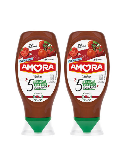 MM 山姆 AMORA减盐减糖番茄酱（复合调味料）468g*2 商品图0