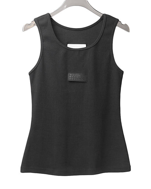 女款数字标弹力修身针织背心he016 商品图0