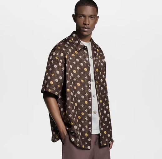 男款3D立体印花短袖衬衫 可配套装zo 商品图3