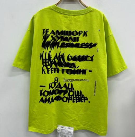 NC圆领后背大图短袖T恤60120（绿） 夏季 162011670321 商品图3