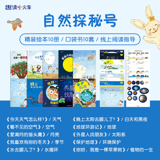 《科学小火车》全40册  3-6岁  动物、自然、健康、科技 4大板块 内容丰富且全面  2017-2025年连续九年获得BBKI奖 商品图4
