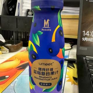 2025年12月新款悠蜜膳食纤维蓝莓复合果汁，每箱200ml*10瓶 商品图5