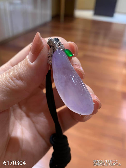 粉紫罗兰福瓜吊坠【6170304】具体价格微信咨询 商品图2