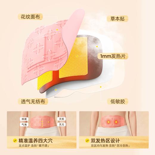 【618活动中】元气达人茯苓莱菔子温舒贴
 暖养腹部  久坐受凉 经期不适 商品图5