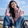 B*同款【蜡象鸢尾花】艺术花卉百搭设计感宽松衬衫 商品缩略图5