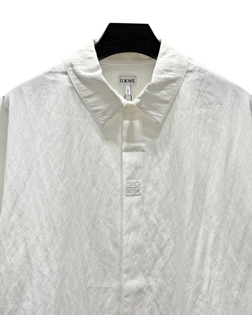 男款隐藏扣丝质短袖衬衫ba014 商品图2