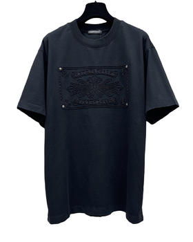 中性款立体刺绣短袖T恤he009