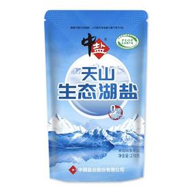 中盐·天山生态湖盐270g*3   颗粒均匀 洁白细腻