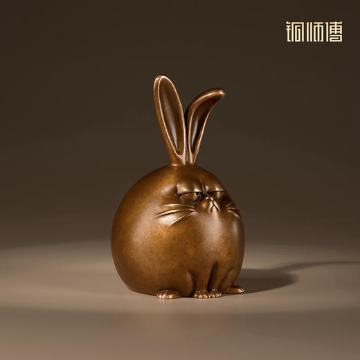 铜师傅《傲娇十二生肖》桌面创意生肖吉祥物紫铜摆件 家居装饰品 商品图5