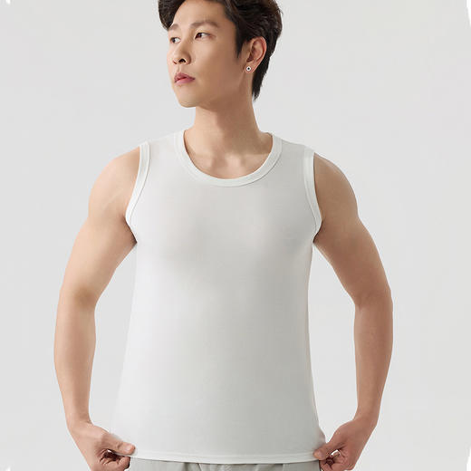 莱赛尔天丝凉感宽肩背心（男款） | 91%天丝，9%氨纶，清凉显瘦，时髦极了 商品图7