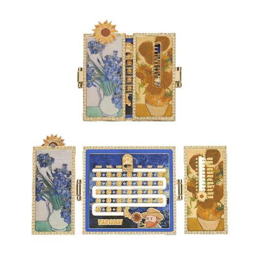 物兮物 致敬大师系列 梵高/莫奈滑动日历冰箱贴 商品图9