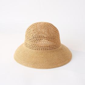 西子/藏夏镂空编松弛感大檐遮阳帽渔夫帽/MZKX0082