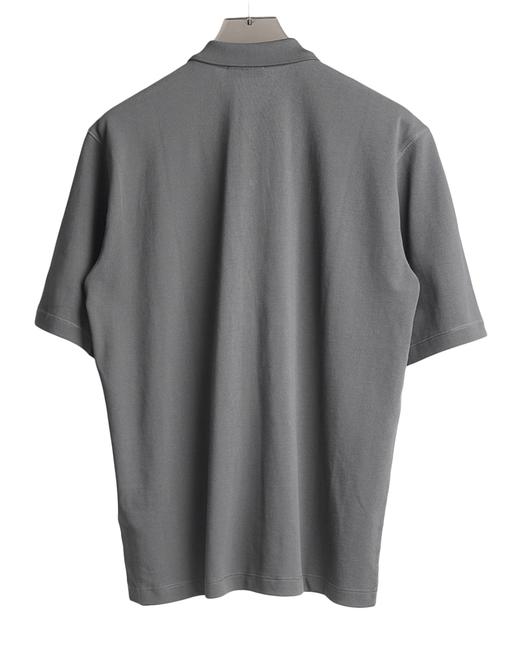 男款珠地棉刺绣短袖Polo衫hu 商品图1