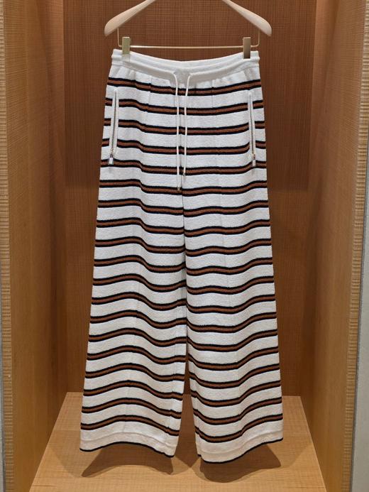 女款条纹抽绳长裤ba025 商品图0