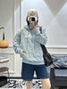 天蓝色老花连帽卫衣，男女同款 商品缩略图3