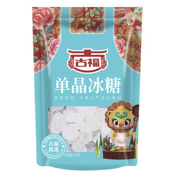 古福 单晶冰糖 454g 白冰糖 老冰糖 烘焙冲饮调味烹饪 配料干净 /粮油调味 /调味品 /糖 商品图5