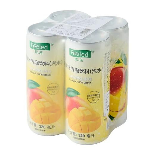 越南进口，畛乐芒果汁气泡饮料汽水，320毫升4罐/组（Y） 商品图0