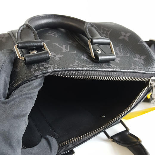【95新】LV路易威登M46271黑武士黑老花keepall 25手提单肩包中性款100426HS31 商品图7