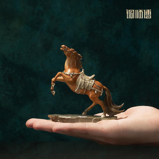 铜师傅《一马当先》客厅创意铜马摆件 办公室开业乔迁礼物 商品图6