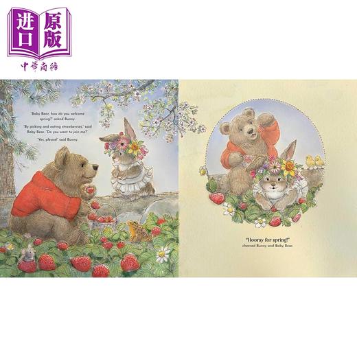 【中商原版】春天来了 Welcome Spring 英文原版 儿童绘本 自然四季读物 亲子图画故事书 插图生动 文字简洁 进口童书 精装 商品图4