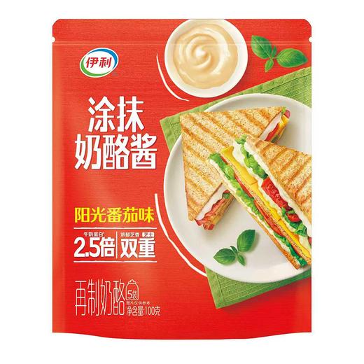 伊利100g阳光番茄味涂抹奶酪酱 商品图0