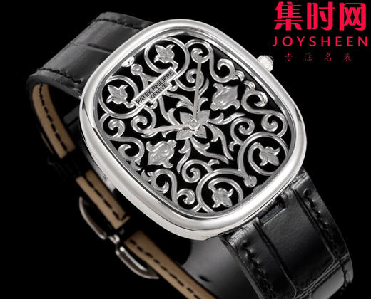 新品OMF百达翡丽 PP Golden Ellipse珍稀工艺系列5738/51G-001 雕花男士腕表 商品图3