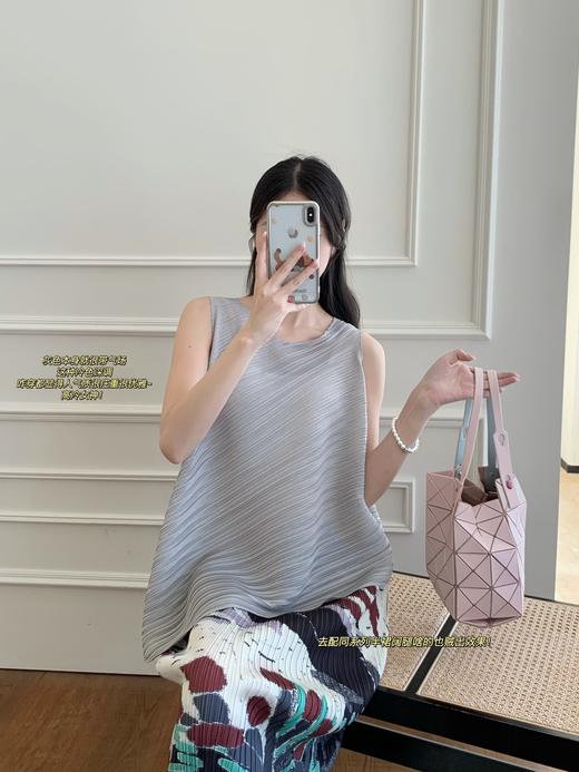 3宅 7色褶皱弹簧背心 商品图12