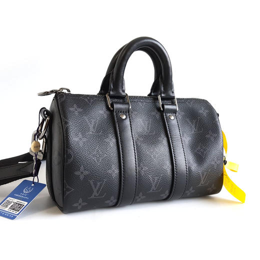 【95新】LV路易威登M46271黑武士黑老花keepall 25手提单肩包中性款100426HS31 商品图1