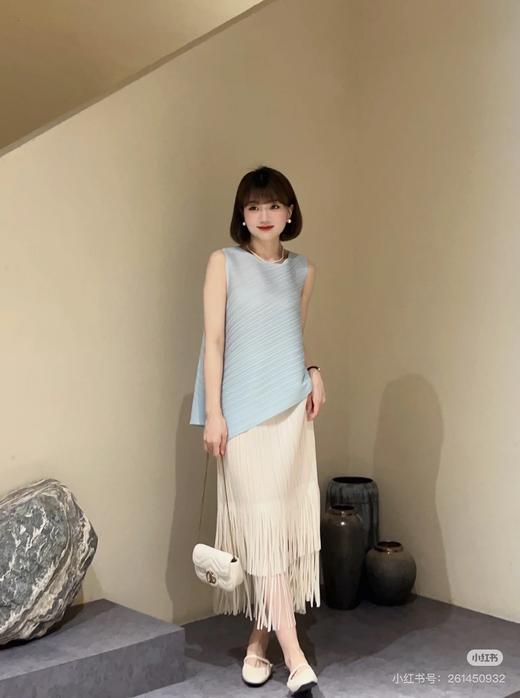 3宅 7色褶皱弹簧背心 商品图11