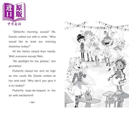 【中商原版】彩色章节书 仙子小队2 Fairy Scout Friends The Flutterfly Effect 英文原版 儿童插图章节故事书 进口童书 6岁+ 商品图4