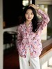 B*同款【蜡象鸢尾花】艺术花卉百搭设计感宽松衬衫 商品缩略图4