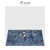 PanYiXiu/潘依绣 设计感前开叉双扣牛仔裙Q18709 商品缩略图2