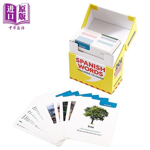 【中商原版】Barrons巴朗201个需要知道的西班牙语单词&短语卡片组合201 Spanish Phrases Words You Need to Know Flashcards 商品图2