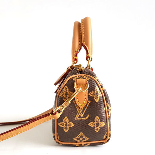 【全新】LV路易威登M27610老花130周年限定款Nano Speedy单肩包女士120426TJ04 商品图4