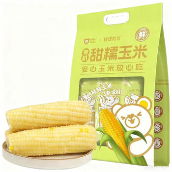 金沃瑞丰有机 白糯玉米棒220g*5根 新鲜甜粘 非转基因粗粮早餐代餐 /粮油调味 /杂粮 /谷米类 商品图1