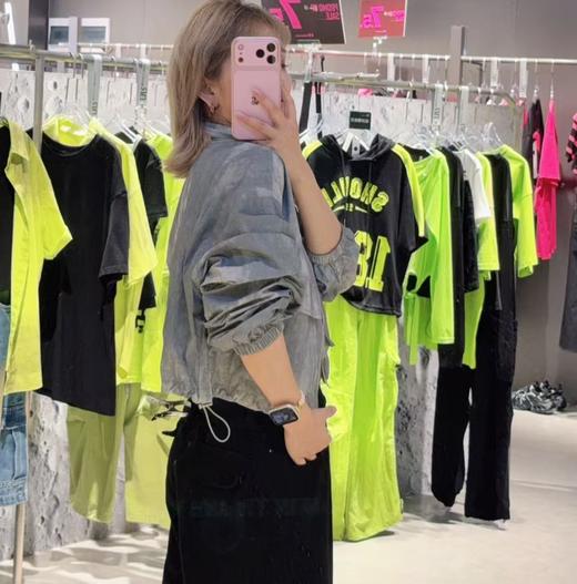 NC立领双大口袋抽摆风衣外套51225（灰）春季161012030321 商品图1