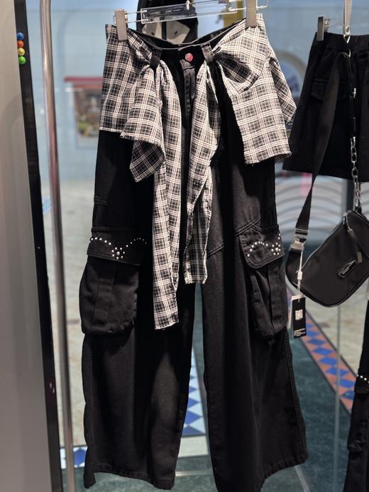 NC带披帘钉饰多袋工装裤51228 夏季 008211552501 商品图1