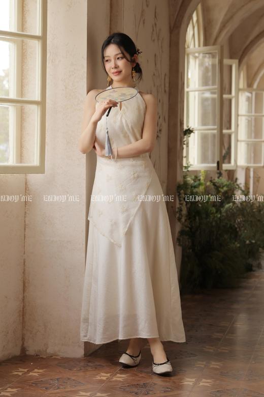 【门店同款】ENJOY夏季“游园戏梦”月下浣纱中式长裙 171193599 商品图0